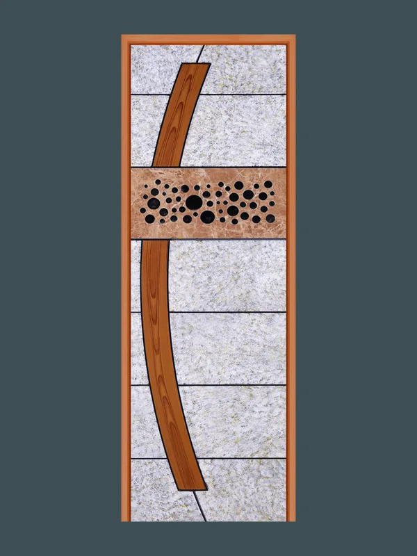 Orchid 001 — interior door
