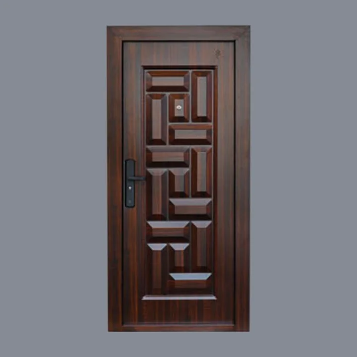 Steel main doors — example design